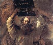 REMBRANDT Harmenszoon van Rijn, Moses with the Tablets of the Law